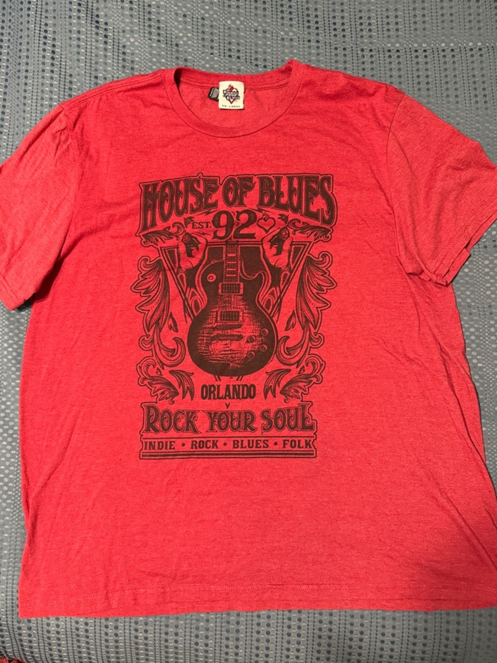 House of Blues Orlando 'Rock Your Soul' Red Graphic Tee